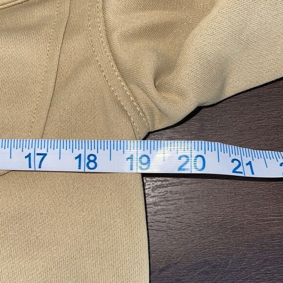 BAGATELLE COLLECTION Heavy Knit Button Down Shacket XSmall Nwt Khaki Tan - Picture 9 of 10